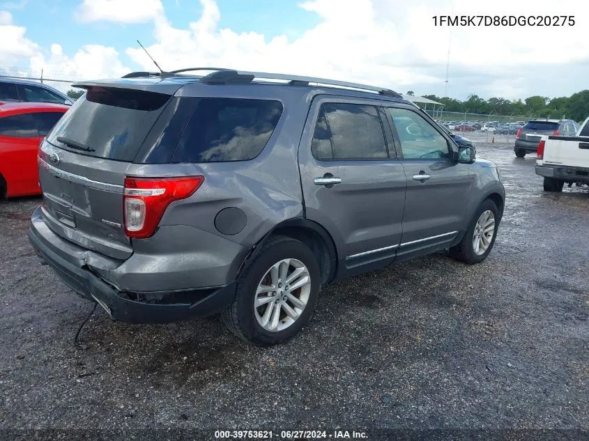 1FM5K7D86DGC20275 2013 Ford Explorer Xlt