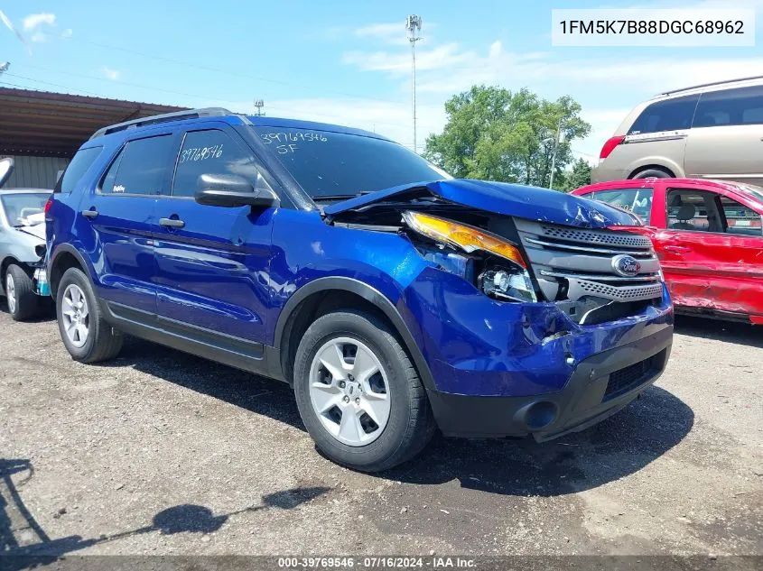 1FM5K7B88DGC68962 2013 Ford Explorer