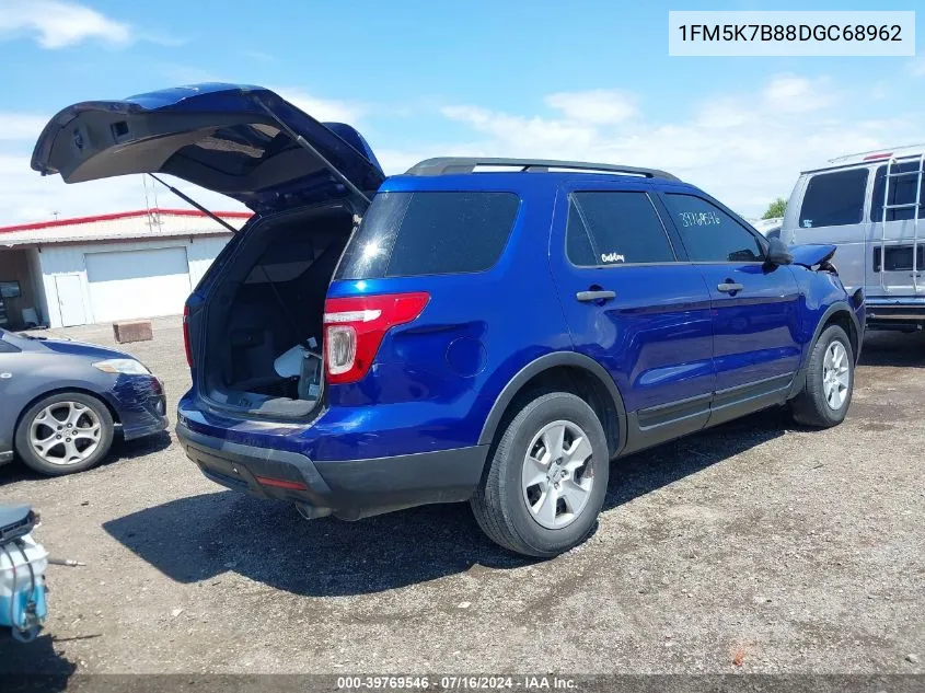 1FM5K7B88DGC68962 2013 Ford Explorer