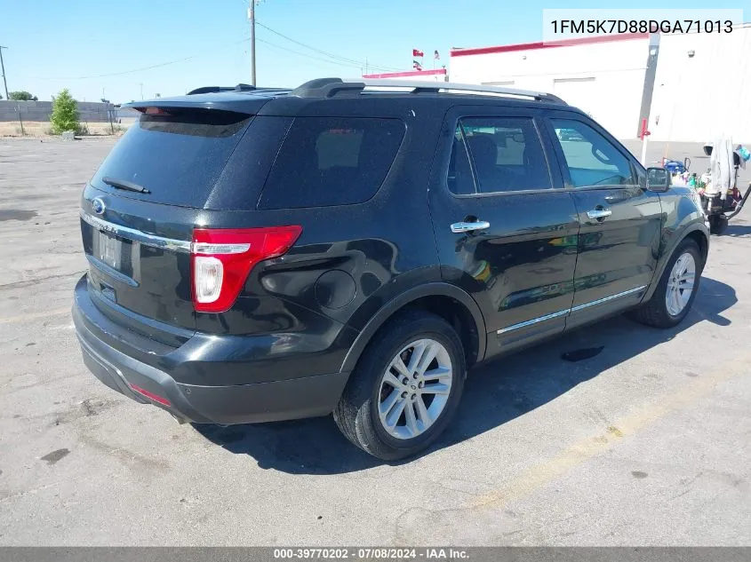 1FM5K7D88DGA71013 2013 Ford Explorer Xlt