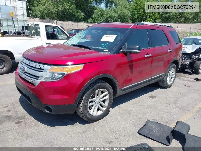 1FM5K8D8XDGC70294 2013 Ford Explorer Xlt