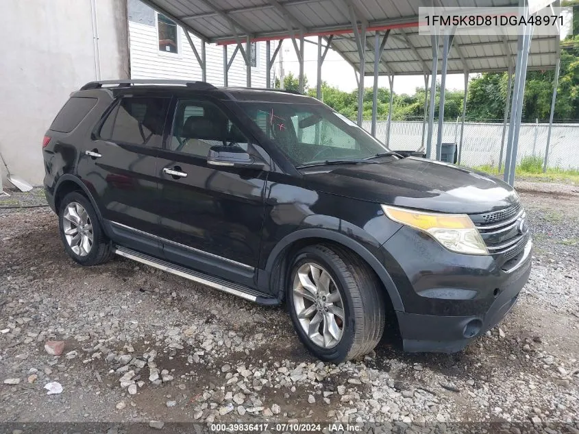 1FM5K8D81DGA48971 2013 Ford Explorer Xlt