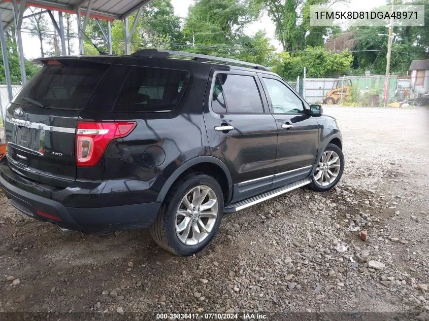 1FM5K8D81DGA48971 2013 Ford Explorer Xlt