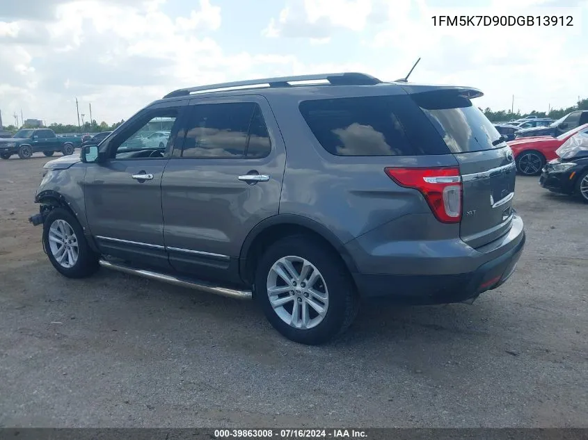 1FM5K7D90DGB13912 2013 Ford Explorer Xlt