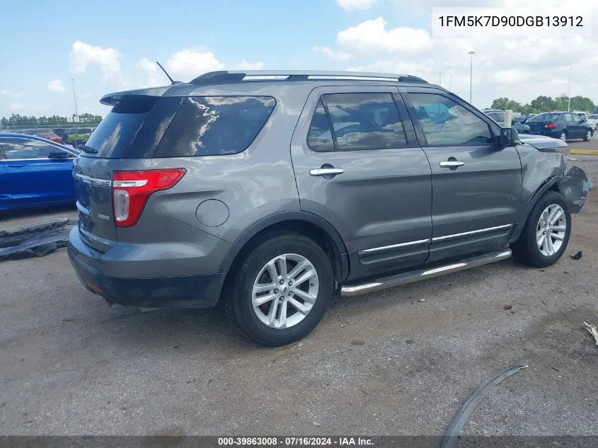 1FM5K7D90DGB13912 2013 Ford Explorer Xlt