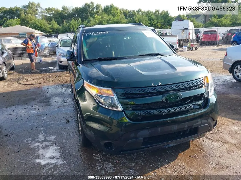 1FM5K8F8XDGA56323 2013 Ford Explorer Limited