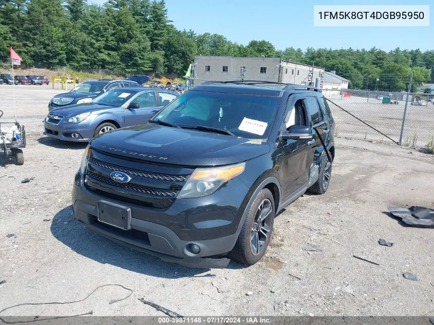 1FM5K8GT4DGB95950 2013 Ford Explorer Sport