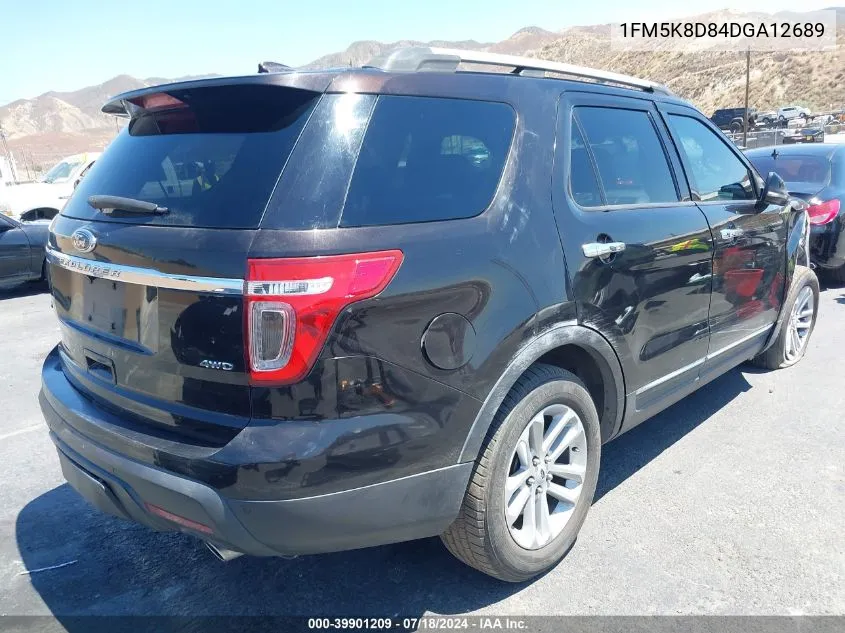 1FM5K8D84DGA12689 2013 Ford Explorer Xlt