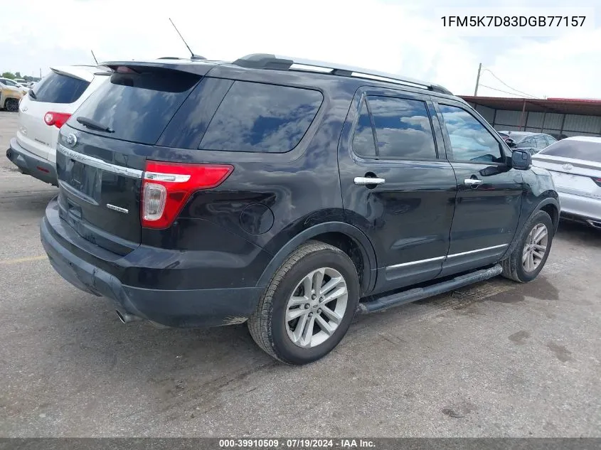 1FM5K7D83DGB77157 2013 Ford Explorer Xlt