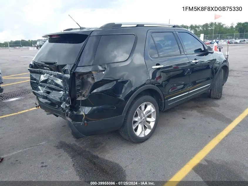 1FM5K8F8XDGB75330 2013 Ford Explorer Limited