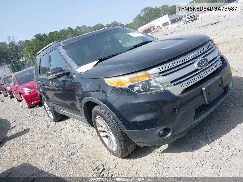 1FM5K8D84DGA73587 2013 Ford Explorer Xlt