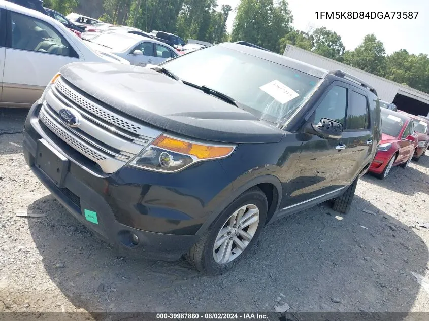 1FM5K8D84DGA73587 2013 Ford Explorer Xlt