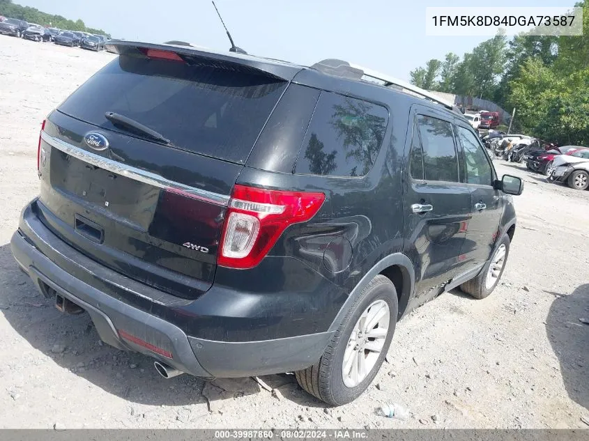 1FM5K8D84DGA73587 2013 Ford Explorer Xlt