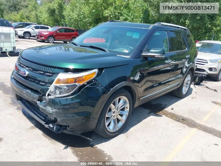 1FM5K7F90DGB13471 2013 Ford Explorer Limited