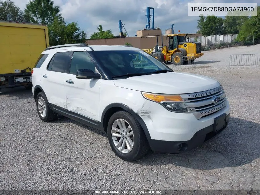 1FM5K7D88DGA73960 2013 Ford Explorer Xlt