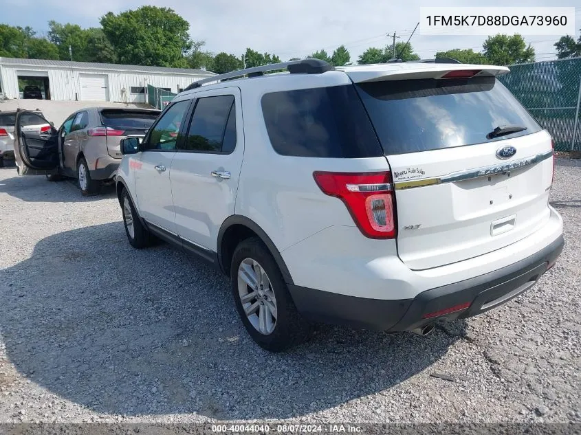 1FM5K7D88DGA73960 2013 Ford Explorer Xlt