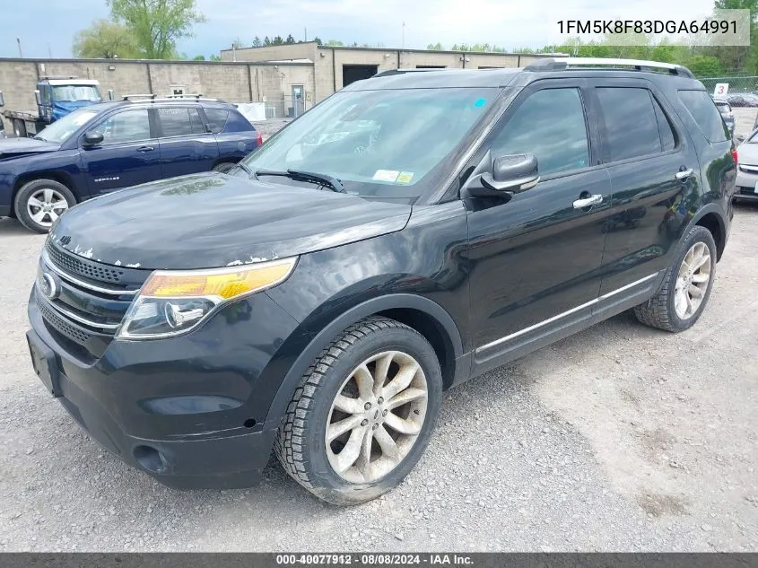 1FM5K8F83DGA64991 2013 Ford Explorer Limited