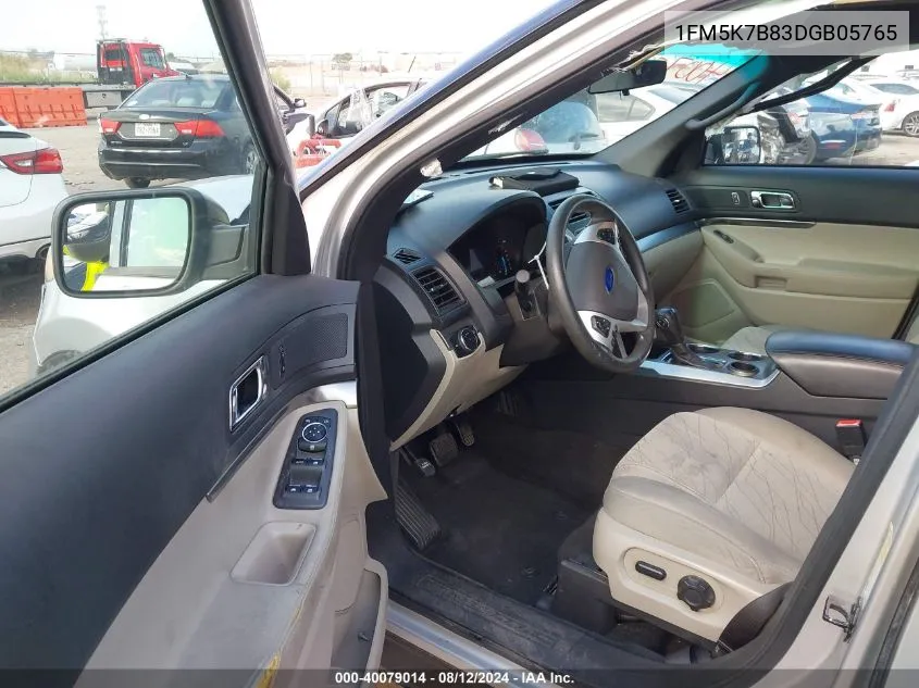 1FM5K7B83DGB05765 2013 Ford Explorer