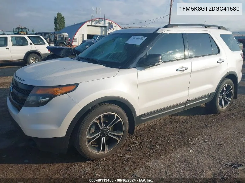 1FM5K8GT2DGC41680 2013 Ford Explorer Sport