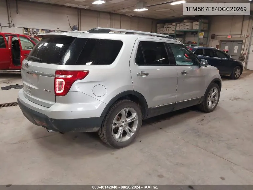 2013 Ford Explorer Limited VIN: 1FM5K7F84DGC20269 Lot: 40142048