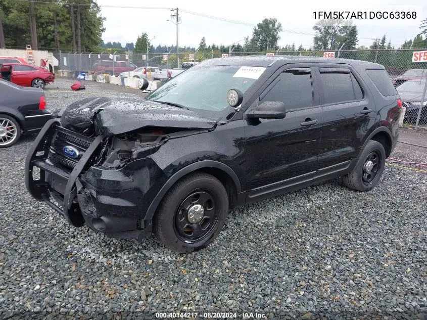 2013 Ford Explorer Police Interceptor VIN: 1FM5K7AR1DGC63368 Lot: 40144217