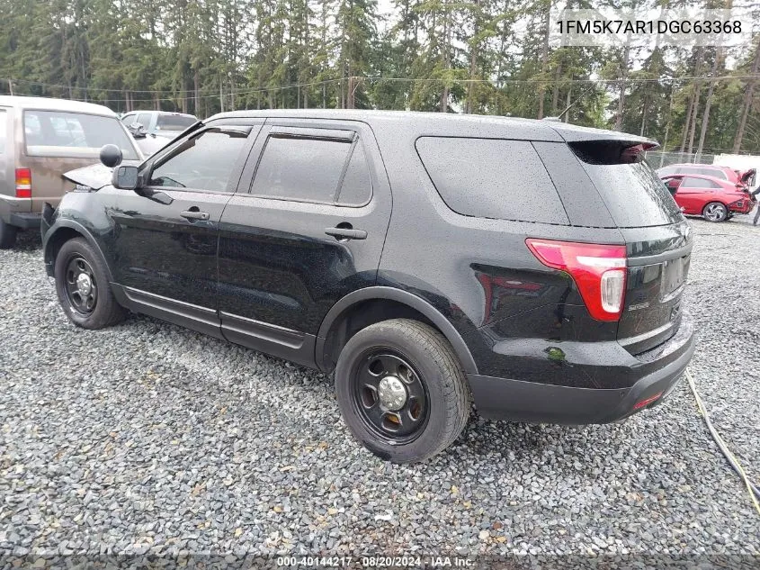 2013 Ford Explorer Police Interceptor VIN: 1FM5K7AR1DGC63368 Lot: 40144217