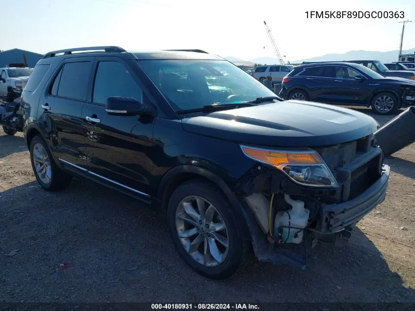 1FM5K8F89DGC00363 2013 Ford Explorer Limited