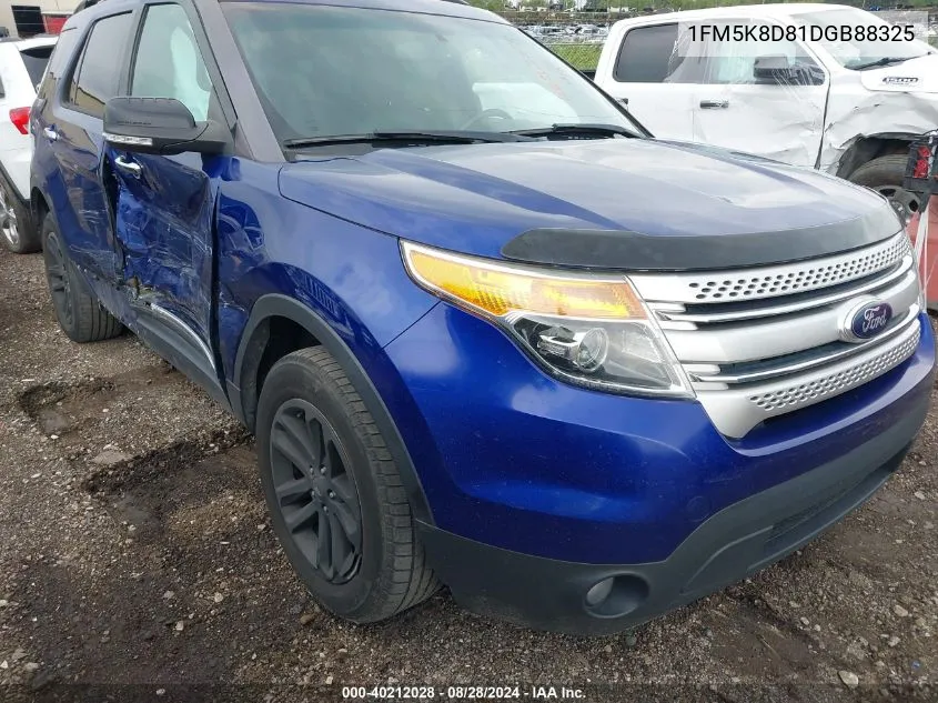 1FM5K8D81DGB88325 2013 Ford Explorer Xlt