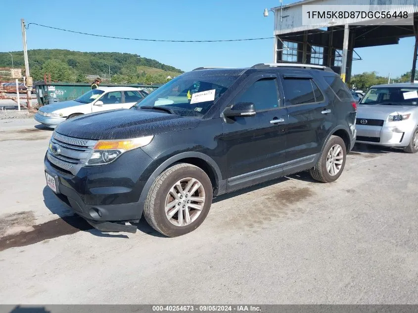 2013 Ford Explorer Xlt VIN: 1FM5K8D87DGC56448 Lot: 40254673