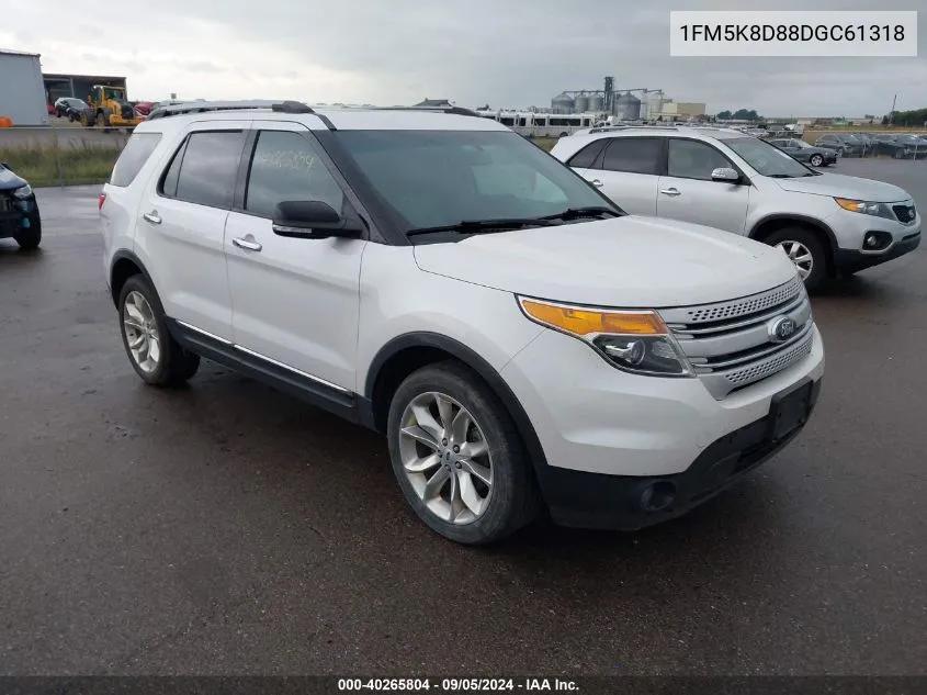 1FM5K8D88DGC61318 2013 Ford Explorer Xlt