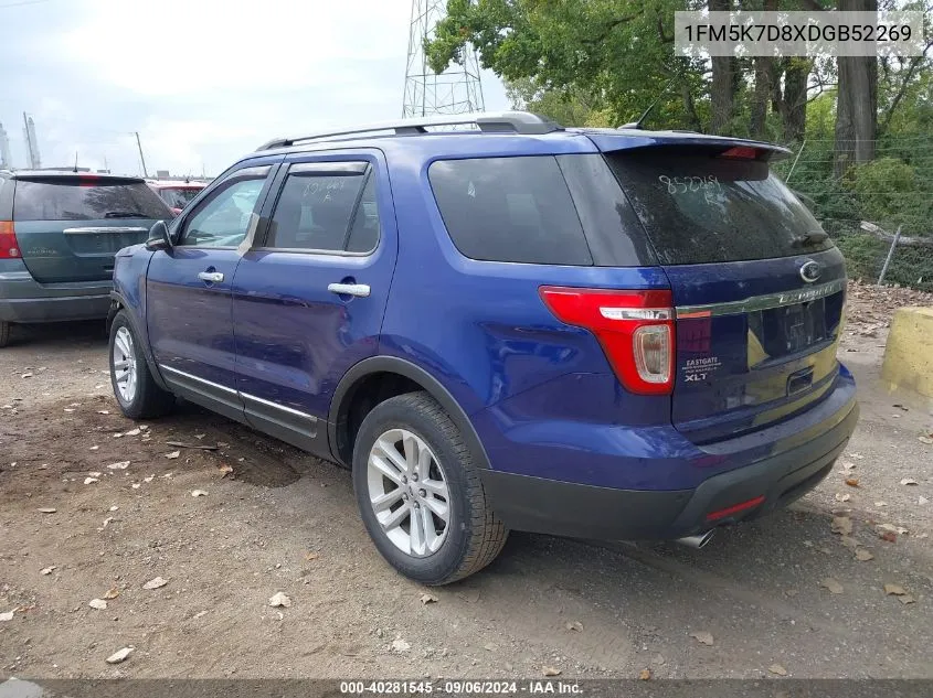 1FM5K7D8XDGB52269 2013 Ford Explorer Xlt