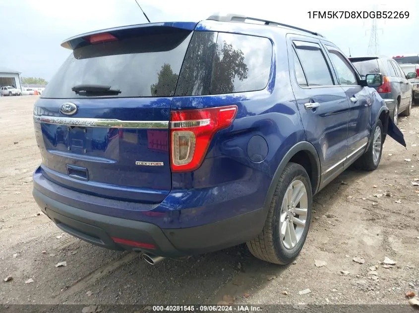 1FM5K7D8XDGB52269 2013 Ford Explorer Xlt