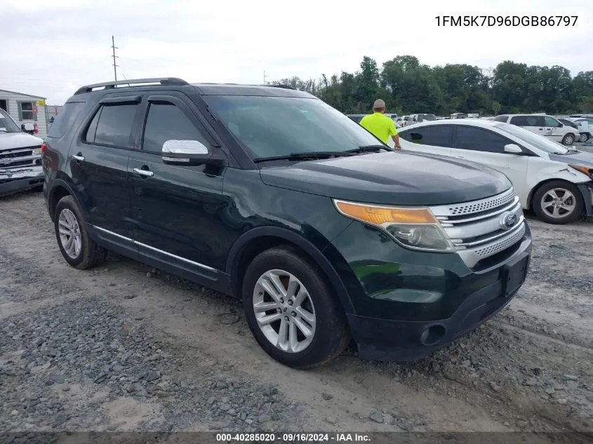 1FM5K7D96DGB86797 2013 Ford Explorer Xlt