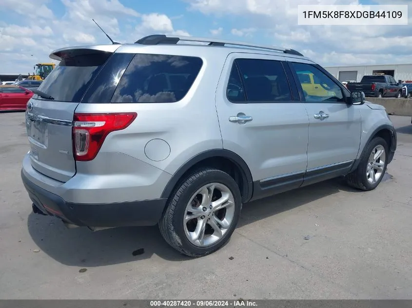 1FM5K8F8XDGB44109 2013 Ford Explorer Limited