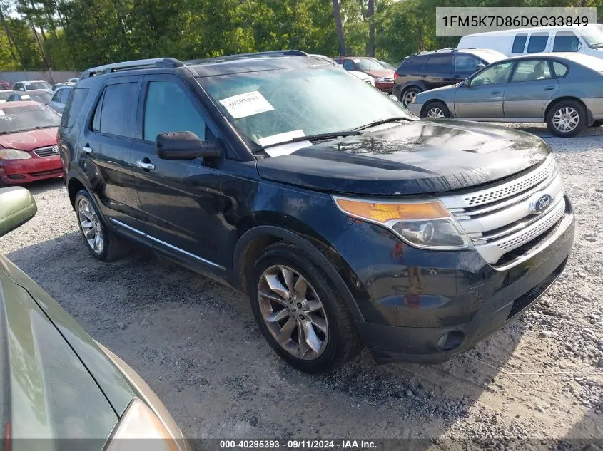 1FM5K7D86DGC33849 2013 Ford Explorer Xlt