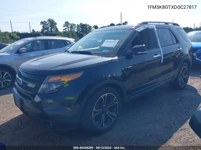 1FM5K8GTXDGC27817 2013 Ford Explorer Sport