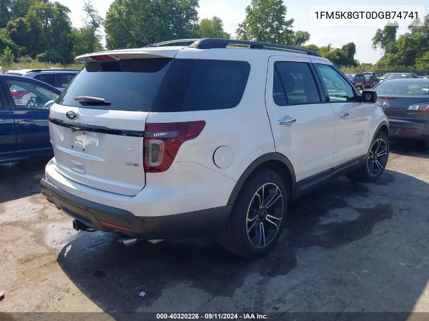 1FM5K8GT0DGB74741 2013 Ford Explorer Sport