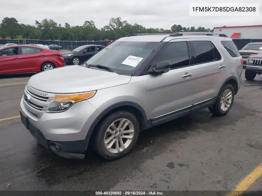 2013 Ford Explorer Xlt VIN: 1FM5K7D85DGA82308 Lot: 40320692