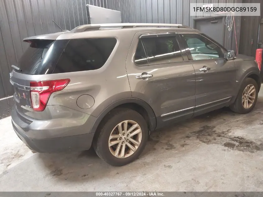 1FM5K8D80DGC89159 2013 Ford Explorer Xlt