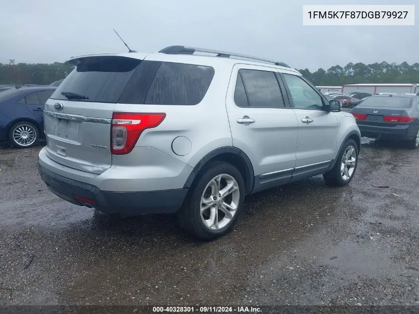 2013 Ford Explorer Limited VIN: 1FM5K7F87DGB79927 Lot: 40328301