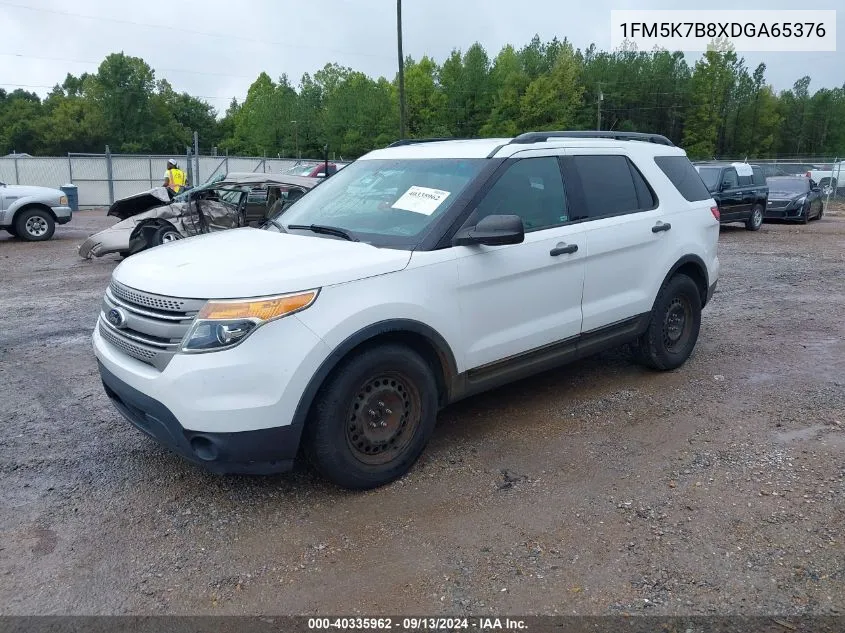 2013 Ford Explorer VIN: 1FM5K7B8XDGA65376 Lot: 40335962