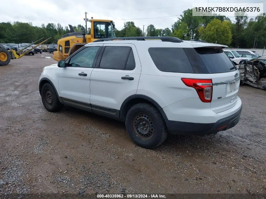 2013 Ford Explorer VIN: 1FM5K7B8XDGA65376 Lot: 40335962