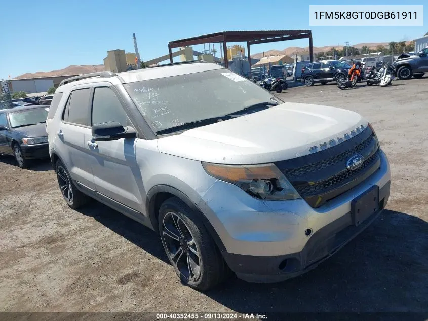 1FM5K8GT0DGB61911 2013 Ford Explorer Sport