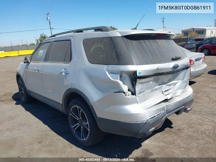 1FM5K8GT0DGB61911 2013 Ford Explorer Sport