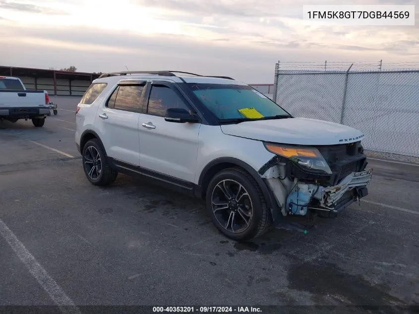 2013 Ford Explorer Sport VIN: 1FM5K8GT7DGB44569 Lot: 40353201