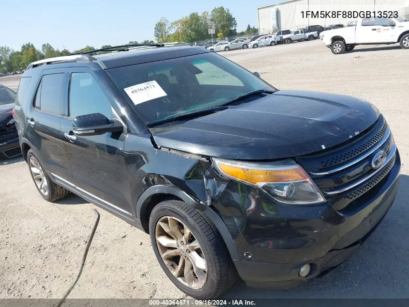 1FM5K8F88DGB13523 2013 Ford Explorer Limited