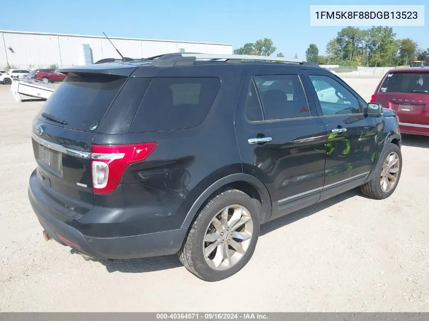 1FM5K8F88DGB13523 2013 Ford Explorer Limited