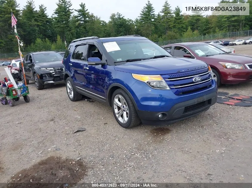 2013 Ford Explorer Limited VIN: 1FM5K8F84DGA23849 Lot: 40372623