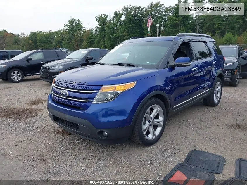 1FM5K8F84DGA23849 2013 Ford Explorer Limited