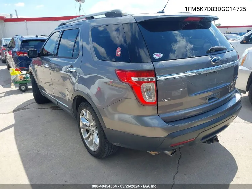 2013 Ford Explorer Xlt VIN: 1FM5K7D83DGC14725 Lot: 40454354